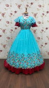AJD 7864 Girls Wedding Wear Kids Gown Wholesale Market In Surat